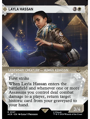 Layla Hassan (Showcase foil) | Inglés | NM | ACR