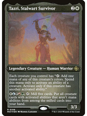 Tazri, Stalwart Survivor (Etched) | Inglés | NM | MAT
