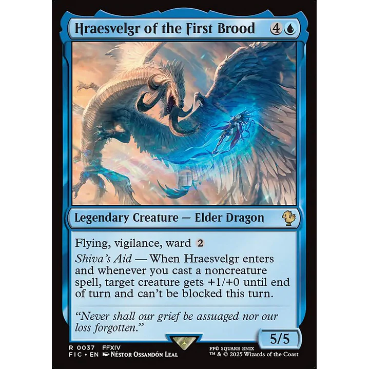 Hraesvelgr of the First Brood (Surge Foil foil) | Inglés | NM | FIC 1