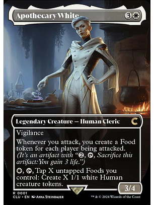 Apothecary White (Borderless) | Inglés | NM | CLU
