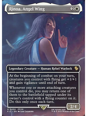Rinoa, Angel Wing (Borderless foil) | Español | NM | FIC