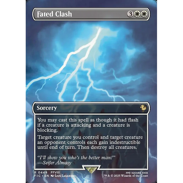 Fated Clash (Borderless foil) | Inglés | NM | FIC 1