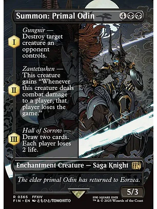 Summon: Primal Odin (Borderless) | Inglés | NM | FIN