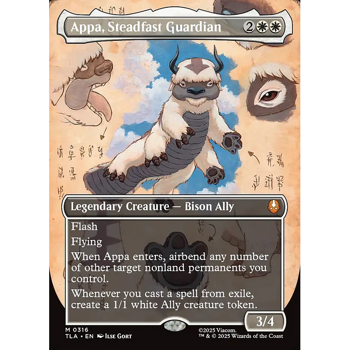 Appa, Steadfast Guardian (Borderless) | Español | NM | TLA 1
