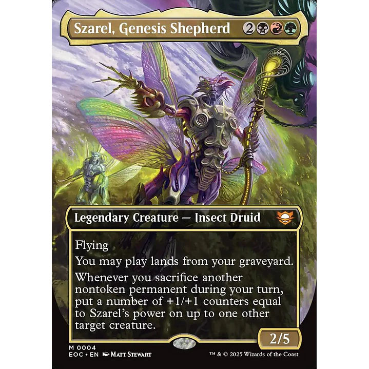 Szarel, Genesis Shepherd (Borderless foil) | Inglés | NM | EOC 1