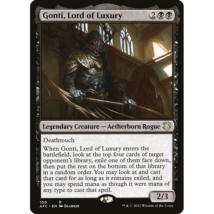 Gonti, Lord of Luxury | Inglés | NM | AFC 1