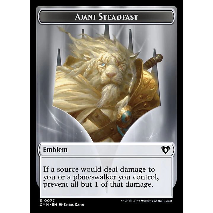 Ajani Steadfast Emblem | Inglés | NM | TCMM 1