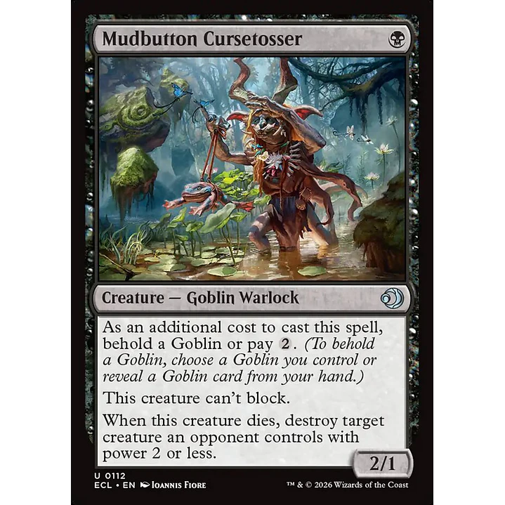 Mudbutton Cursetosser | Inglés | NM | ECL 1