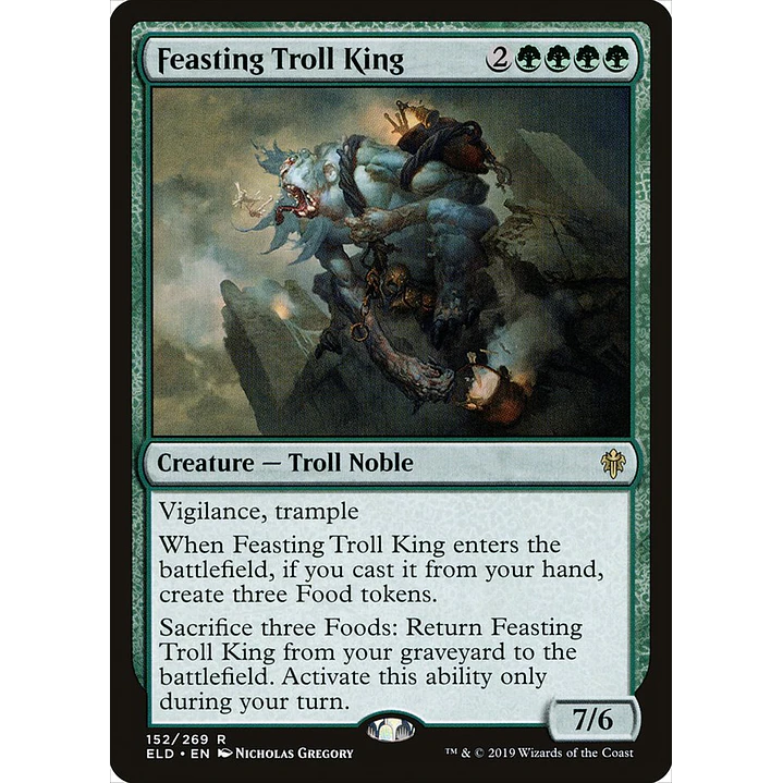 Feasting Troll King | Inglés | NM | ELD 1