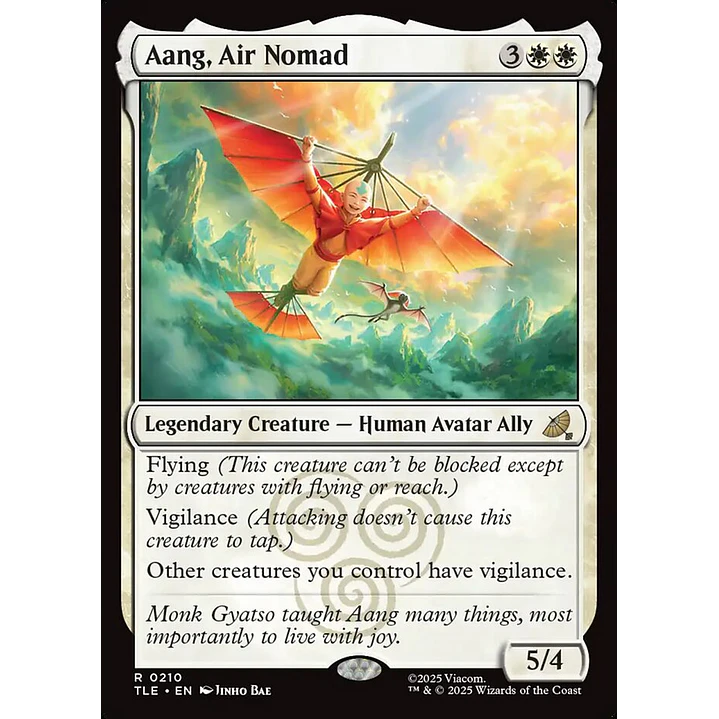 Aang, Air Nomad (foil) | Inglés | NM | TLE 1