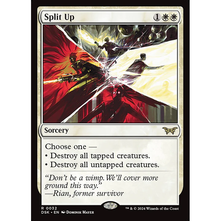 Split Up | Inglés | NM | DSK 1