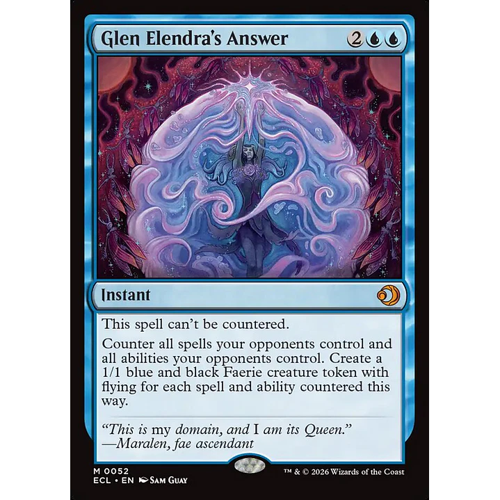Glen Elendra's Answer | Inglés | NM | ECL 1
