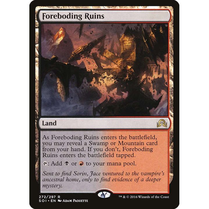 Foreboding Ruins | Inglés | NM | SOI 1