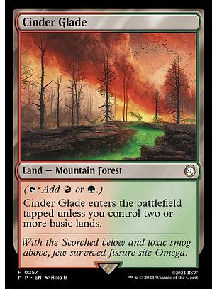Cinder Glade | Inglés | NM | PIP