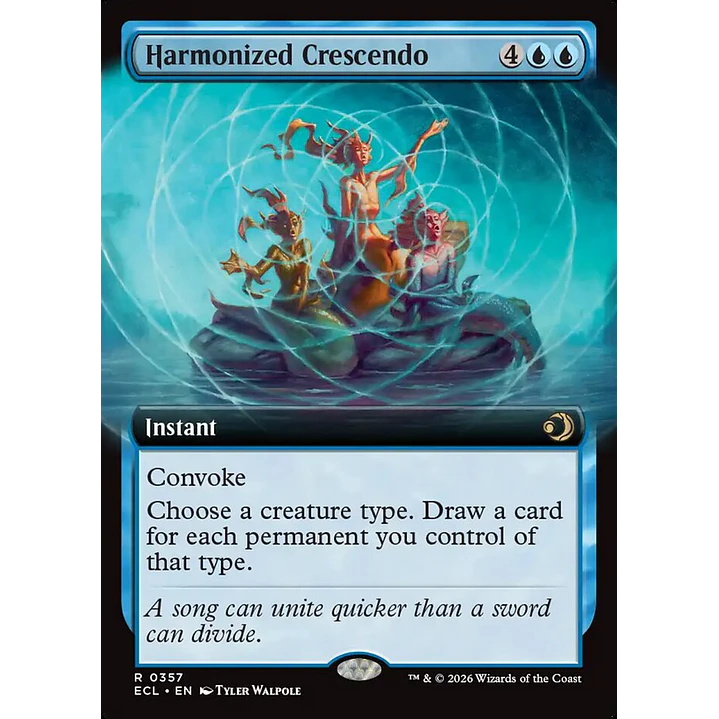 Harmonized Crescendo (Extended Art) | Inglés | NM | ECL 1