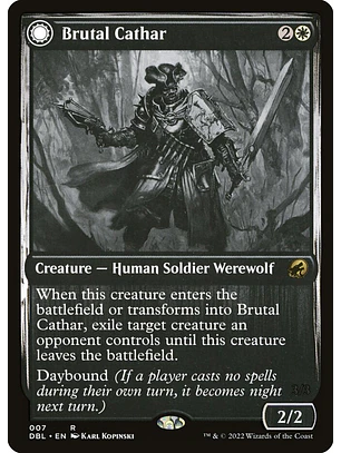 Brutal Cathar // Moonrage Brute | Inglés | NM | DBL