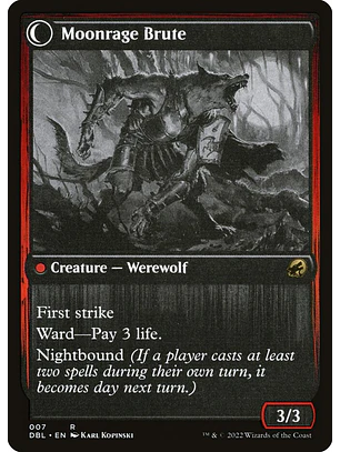 Brutal Cathar // Moonrage Brute | Inglés | NM | DBL