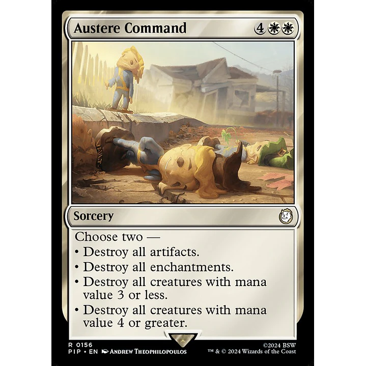 Austere Command | Inglés | NM | PIP 1