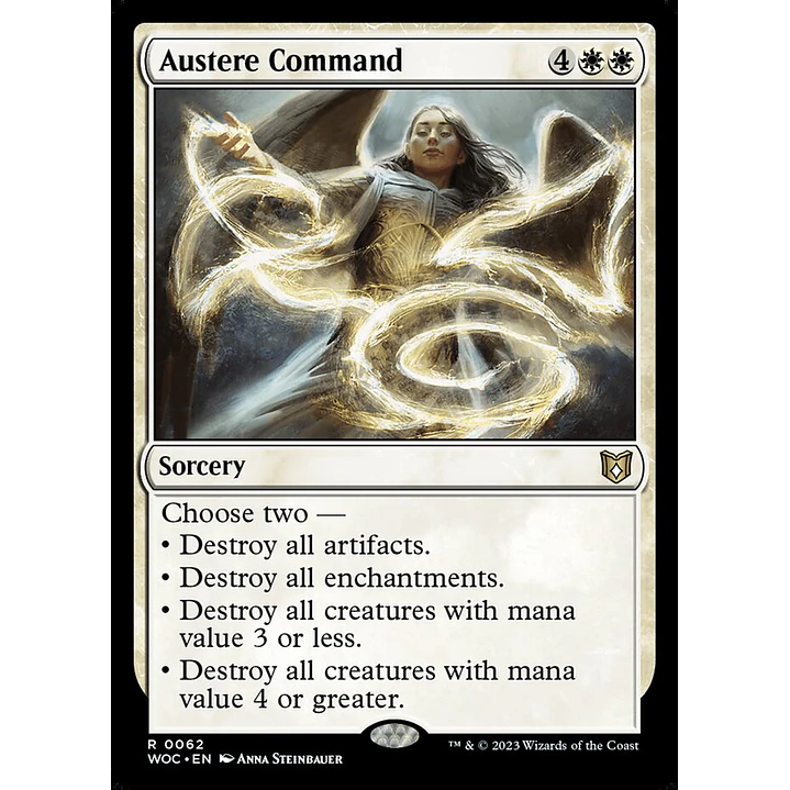 Austere Command | Inglés | NM | WOC 1