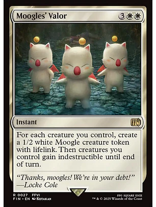 Moogles' Valor | Inglés | NM | FIN