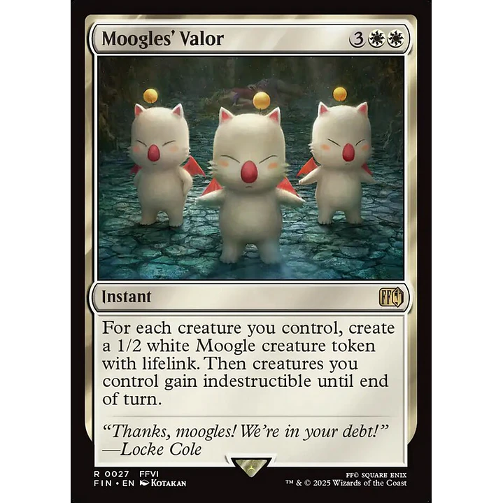 Moogles' Valor | Inglés | NM | FIN 1