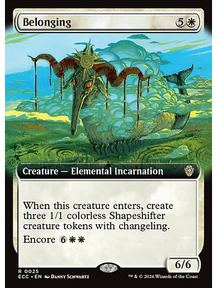 Belonging (Extended Art) | Inglés | NM | ECC