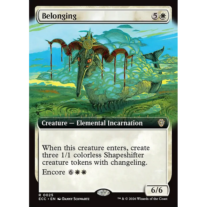 Belonging (Extended Art) | Inglés | NM | ECC 1