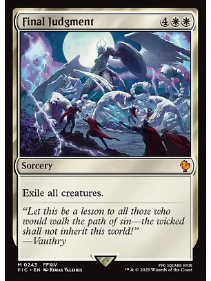 Final Judgment (Surge Foil foil) | Inglés | NM | FIC