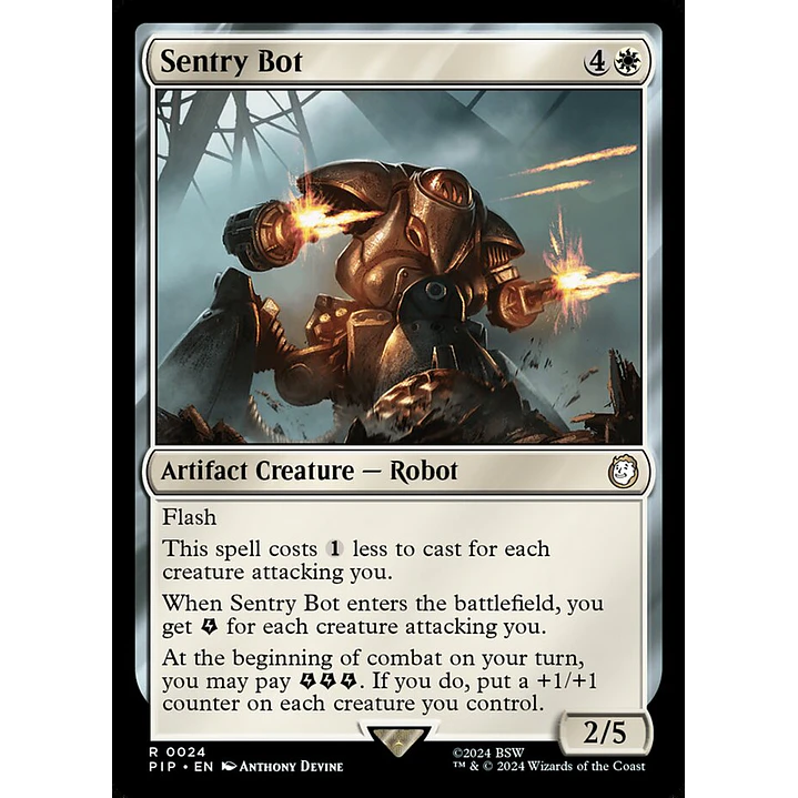 Sentry Bot | Inglés | NM | PIP 1