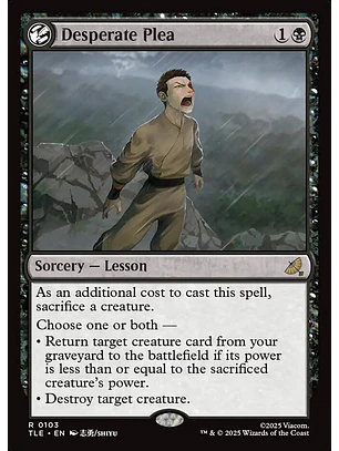 Desperate Plea (foil) | Inglés | NM | TLE
