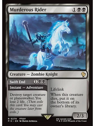 Murderous Rider // Swift End (Surge Foil foil) | Inglés | NM | FIC