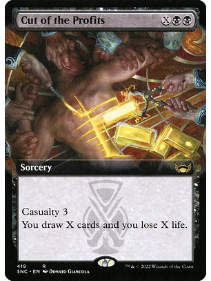 Cut of the Profits (Extended Art foil) | Inglés | NM | SNC