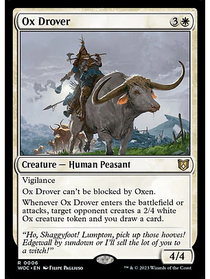 Ox Drover | Inglés | NM | WOC