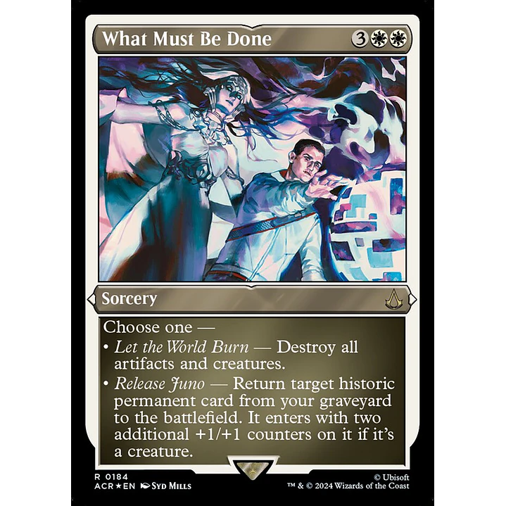 What Must Be Done (Etched) | Inglés | NM | ACR 1