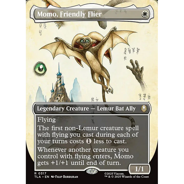 Momo, Friendly Flier (Borderless) | Inglés | NM | TLA 1