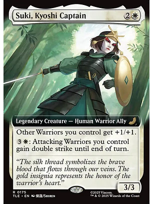 Suki, Kyoshi Captain (Extended Art foil) | Inglés | NM | TLE