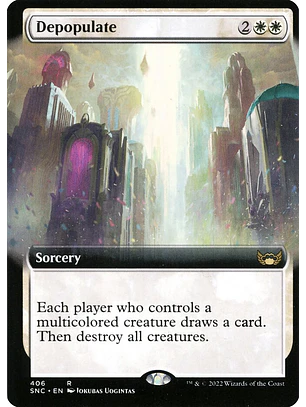 Depopulate (Extended Art) | Inglés | NM | SNC