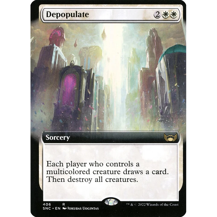 Depopulate (Extended Art) | Inglés | NM | SNC 1