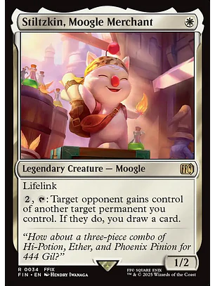 Stiltzkin, Moogle Merchant | Inglés | NM | FIN