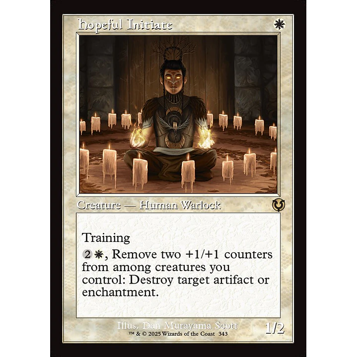 Hopeful Initiate (Retro Frame) | Inglés | NM | INR 1