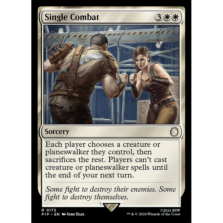 Single Combat | Inglés | NM | PIP 1