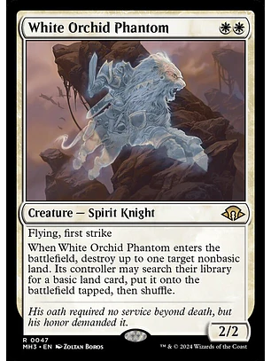 White Orchid Phantom (foil) | Español | NM | MH3