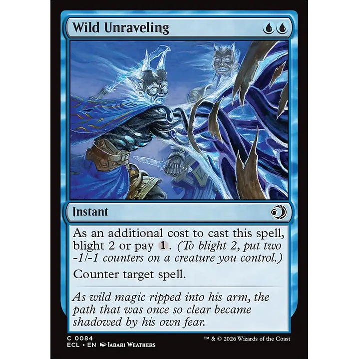 Wild Unraveling (foil) | Inglés | NM | ECL 1