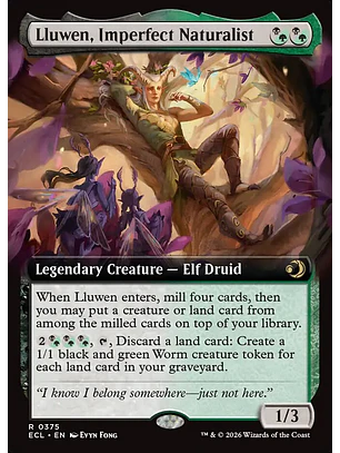 Lluwen, Imperfect Naturalist (Extended Art) | Inglés | NM | ECL