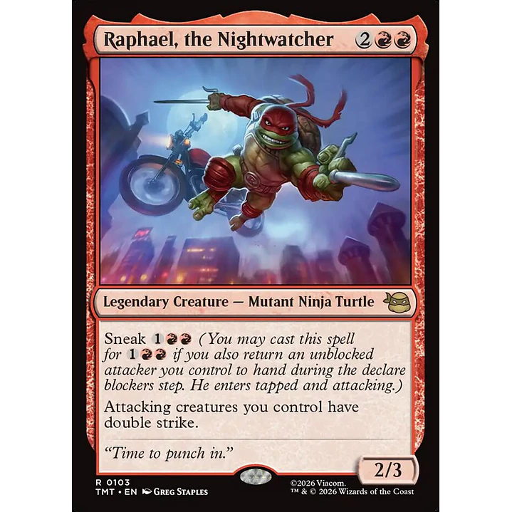 Raphael, the Nightwatcher | Inglés | NM | TMT 1