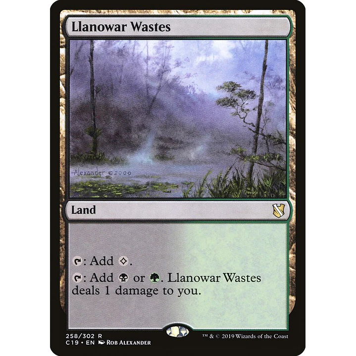Llanowar Wastes | Inglés | NM | C19 1