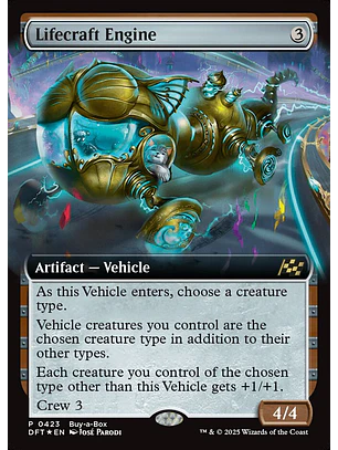 Lifecraft Engine (Extended Art foil) | Inglés | NM | DFT