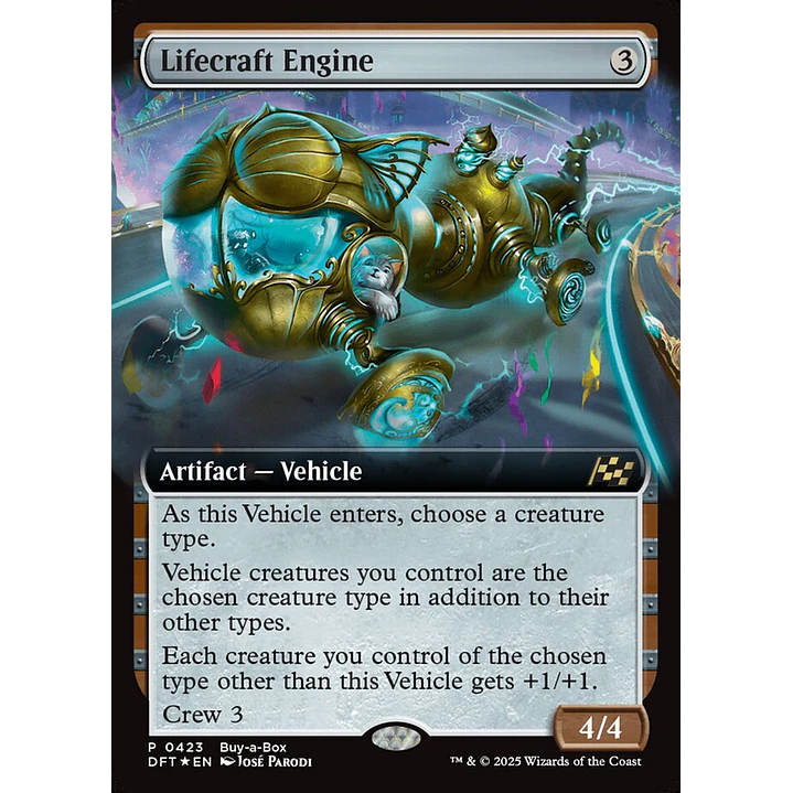 Lifecraft Engine (Extended Art foil) | Inglés | NM | DFT 1