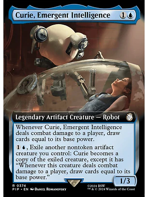 Curie, Emergent Intelligence (Extended Art foil) | Inglés | NM | PIP