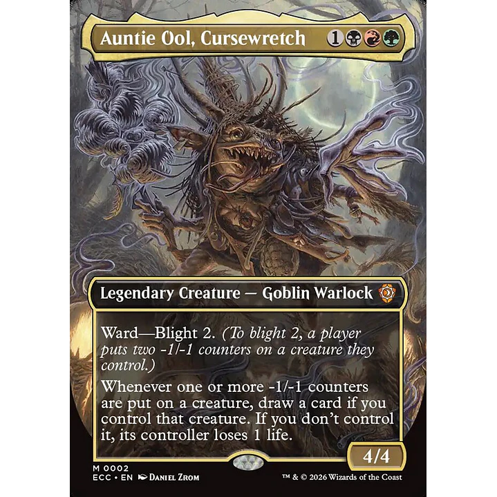 Auntie Ool, Cursewretch (Borderless) | Inglés | NM | ECC 1
